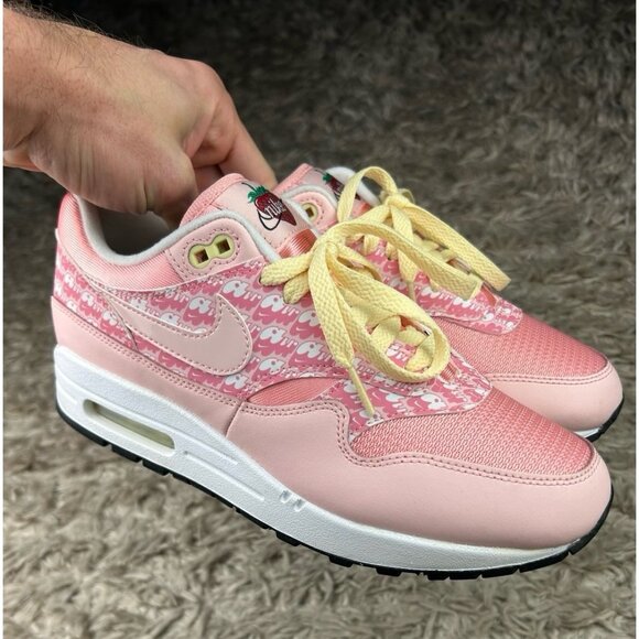 Nike Air Max 1 Premium Strawberry Lemonade' CJ0609-600 Men’s Sz 7 Women’s Sz 8.5 - Picture 1 of 10